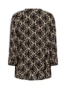 More & More Bluse in schwarz beige