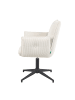 DUBI Möbel 2er-Set: Bürostuhl Mika-Till in Creme - (B)60 x (H)85 x  (T)63 cm