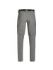 Maier Sports Zip-Hose Torid Slim in Hellgrau