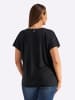 sheego Halbarmshirt in schwarz
