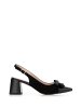 Wittchen Lederpumps Mit Blockabsatz in Black