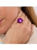 Luxenter Ring aus 925er Sterlingsilber verstellbar-Timbur purple