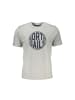 North Sails Braunes Baumwoll-T-Shirt