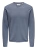 ONLY & SONS Pullover Felix in Flint Stone