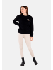 KEY LARGO Sweatshirt 'KISS' in schwarz