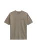 Kurzarm-Pullover Travel Collection in Frozen Taupe