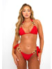 Moda Minx Bikini Hose Boujee Tie Side Brazilian in rot