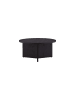 ebuy24 Couchtisch Saltö Schwarz 65 x 65 cm