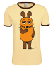 Logoshirt T-Shirt Die Sendung mit der Maus - Die Maus in gelb-braun