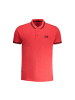 cavalli CLASS Rotes Baumwoll-Polohemd