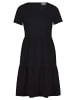 Vera Mont Sommerkleid mit Stufen in Schwarz