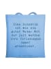 Mr. & Mrs. Panda Stofftasche Spruch Dozentin Genuss mit Spruch in Sky Blue