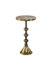 FineBuy Beistelltisch in Gold / Aluminium / 30x30x56