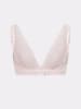 Erlich Textil  DREAMY LACE PLUNGE BRA in magnolie