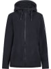 DLX Fleecejacke/Fleecepullover "Leila Fleece Jacket" in Schwarz