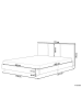 Beliani Doppelbett ALBI in Grau/Schwarz - (W) 170 x (H) 94 x (L) 211 cm