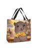 Mr. & Mrs. Panda Tasche Bär Pommes verliebt Design ohne Spruch in Weiß