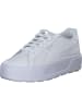 Puma Schnürschuhe in white/white/silver