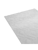 Beliani Kurzflor KEVIREL in Grau - (W) 160 x (L) 230 cm