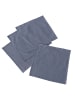 Boltze Baumwollservietten LENEA, 4er-Set in Grau, 40 x 40 cm