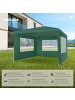 tectake Partyzelt Barinas mit 3 Seitenteilen, wasserdicht, 3x3m