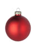 Butlers Weihnachtskugel HANG ON 6er-Set in Rot