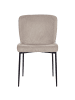 Beliani 2er-Set Esszimmerstuhl ADA in Beige/Grau/Schwarz