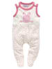 Kidsworld Strampler, Jäckchen & Mütze in rosa-weiß