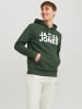 Jack & Jones Sweat Hoodie Kapuzen Pullover Sweatshirt JJECORP in Grün