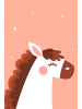 A.S. Création Leinwandbild Canvas Unicorn Rosa