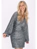 IZIA Damen Kleid in Aqua Mehrfarbig