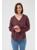 Kaffe Langarm-Bluse Amber Regular fit in Fudge