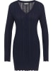 DreiMaster Damen Long Cardigan Aus Ajourstrick in Marine