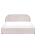 Beliani Doppelbett QUILLIEN in Beige/Grau - (W) 172 x (H) 91 x (L) 217 cm