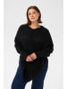 KAFFE curve Poncho KColina Oversize fit in Black Deep