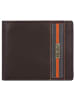 mano Don Leonardo Geldbörse RFID Leder 11,5 cm dunkelbraun