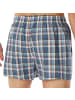 Schiesser Web-Boxershorts 2er Pack in Blau