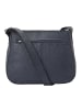 VLD VOi Leather Design Hirsch Umhängetasche Leder 28 cm in blau