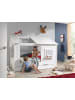 58 aufm Kessel BAUMHAUS Bett Katerina 214x159x105 aus MDF+Massivholz in Weiß