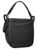 X-ZONE City-Rucksack echt Leder in schwarz