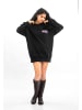 Tom Barron Freizeitanzug WOMEN OVERSIZE FIT TUNIC SWEATSHIRT in black