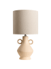 Beliani Tischleuchten KERULEN in Beige - (W) 23 x (H) 41 x (L) 23 cm