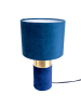 näve Tischleuchte "BORDO" in blau - (L)18 cm x (B)18 cm x (H)32 cm