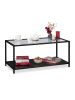 relaxdays Couchtisch in Schwarz - (B)100 x (H)45 x (T)50 cm