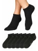 H.I.S Sneakersocken in 6x schwarz