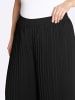 sheego Plisseehose in schwarz