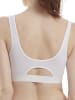 adidas Bustier CROP BRA in weiss