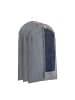 relaxdays 3 x Kleidersack in Grau/ Transparent - (B)58 x (H)99 cm