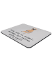 Mr. & Mrs. Panda Mousepad Code und Kaffee mit Spruch in Grau Pastell