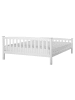 Beliani Doppelbett GIVERNY in Weiß - (W) 169 x (H) 83 x (L) 208 cm